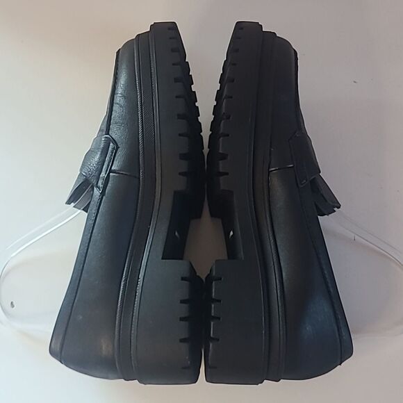 Portland Leather Patina ZOE CHUNKY LOAFER Black Size 9 EU 39 - Picture 8 of 16